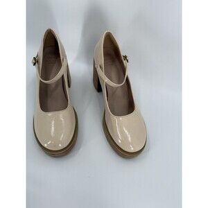 Oasis Society Jennifer - Platform Mary Janes in Nude Size 8 Heel Height 3.5"